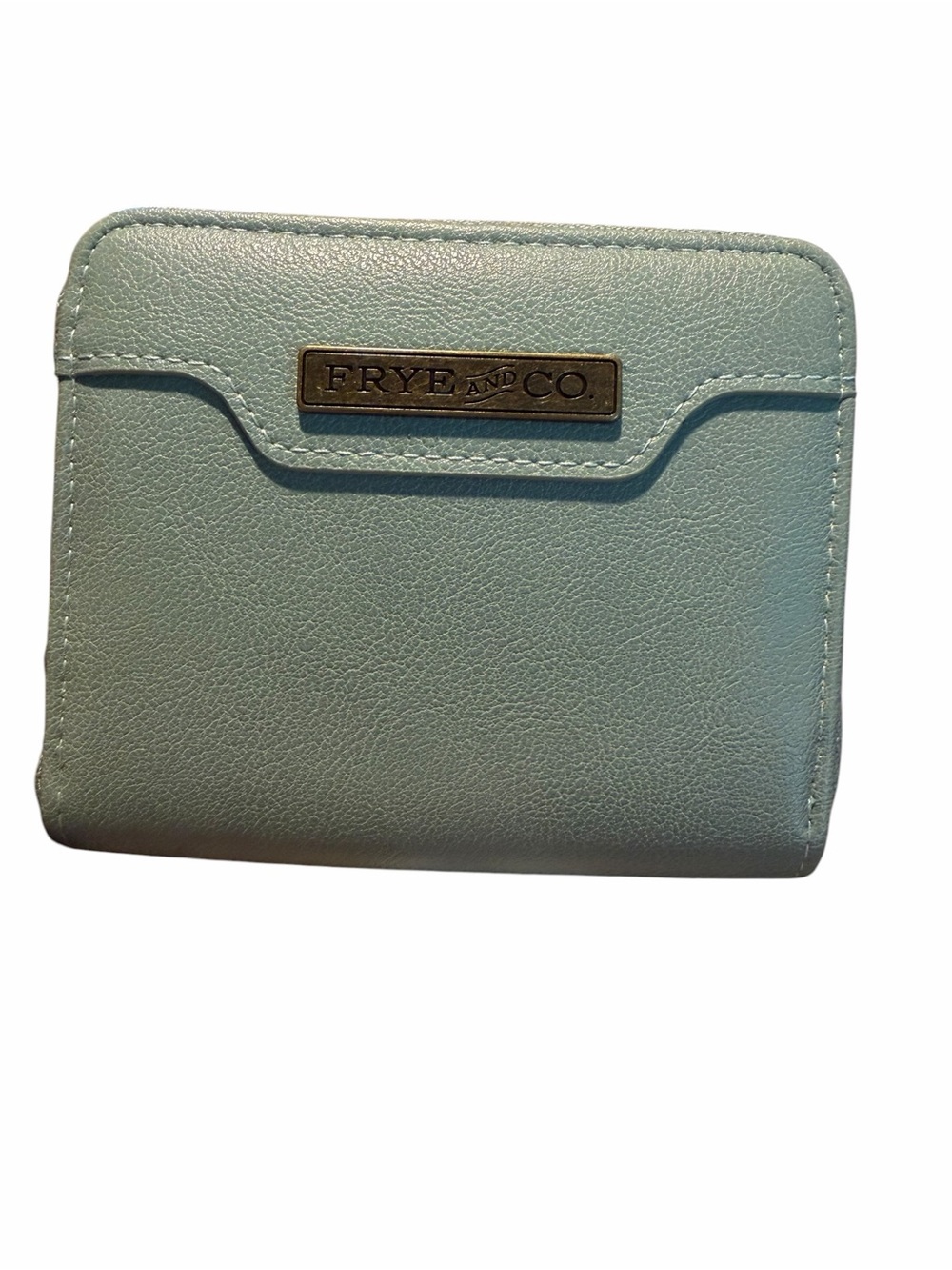 FRYE & Co. Sage Green zip around Compact Wallet